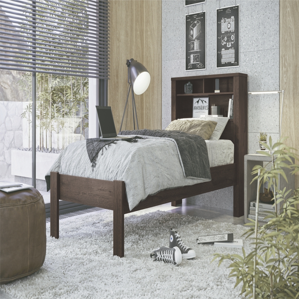 Conjunto Quarto de Solteiro Completo Arthur Ebano