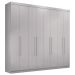 Guarda Roupa Casal 8 Portas 4 Gavetas Paris Branco