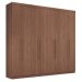 Guarda Roupa Casal 8 Portas 4 Gavetas Paris Jatobá
