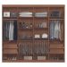 Guarda Roupa Casal 8 Portas 4 Gavetas Paris Jatobá