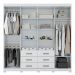 Guarda Roupa Casal 8 Portas 6 Gavetas Liverpool 8.6 Branco - Santos Andirá