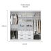 Guarda-Roupa Casal Liverpool 8 Portas 6 Gavetas Branco