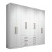 Guarda-Roupa Casal Master 8 Portas 6 Gavetas Branco