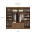 Guarda-Roupa Casal Master 8 Portas 6 Gavetas Jatobá