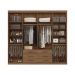 Guarda-Roupa Casal Master 8 Portas 6 Gavetas Jatobá
