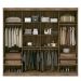 Guarda Roupa Roupeiro de Casal Marrom Atacama Grande Espaçoso com 8 Portas 4 Gavetas Luxuoso Vip