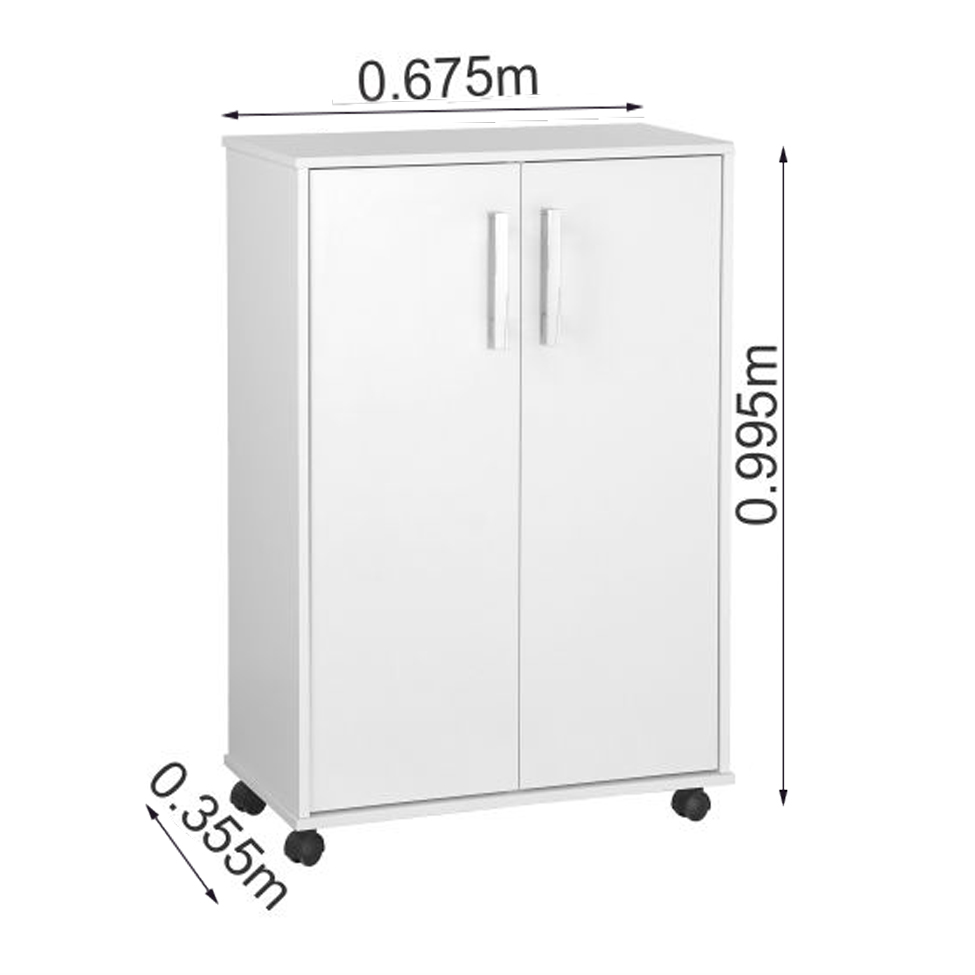 Armário Multiúso Rayder II Branco Fosco