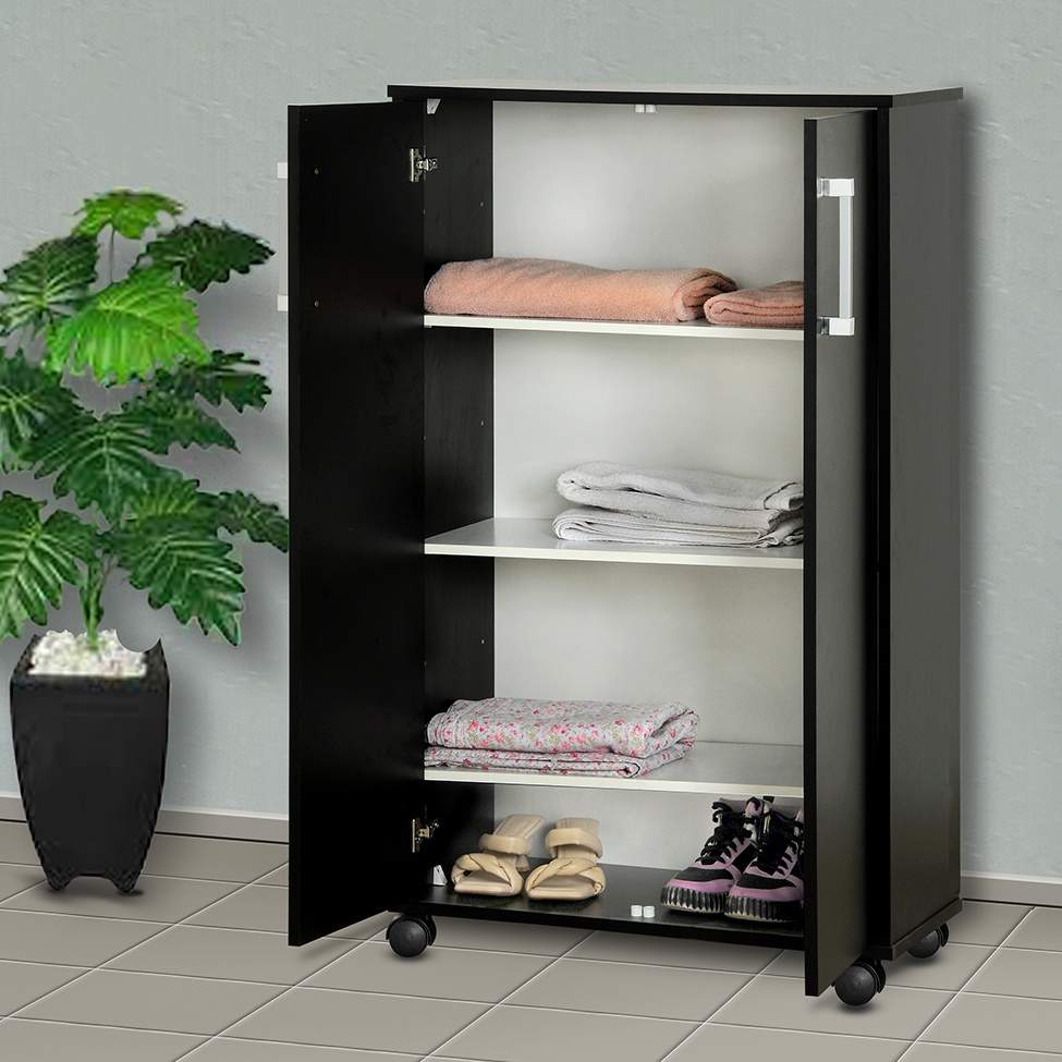 Armário Multiuso Hodor 2 PT Preto