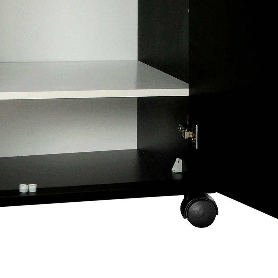 Armário Multiuso Hodor 2 PT Preto