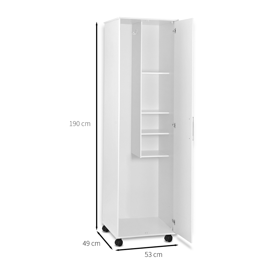 Armário Multiuso Monza 1 PT Branco