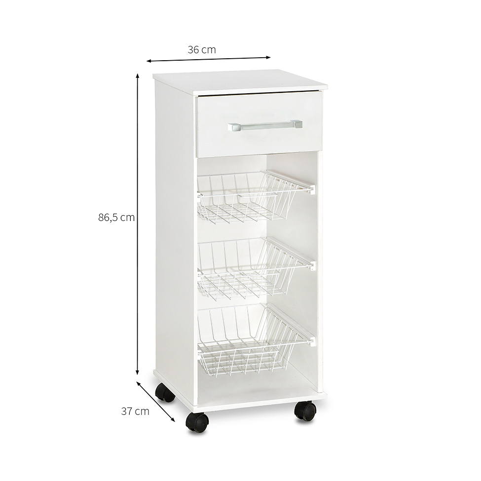 Fruteira Bronn Branco Fosco