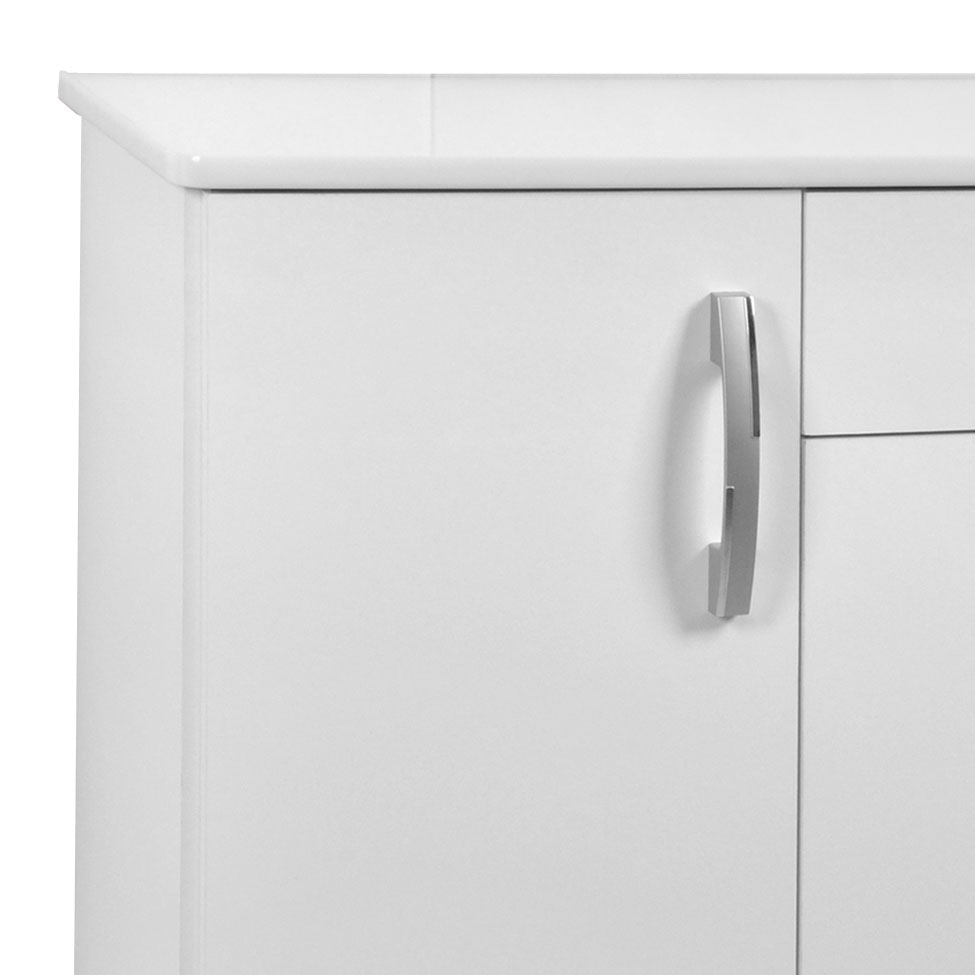 Gabinete Triplo 3 Portas 1 Gaveta Branco