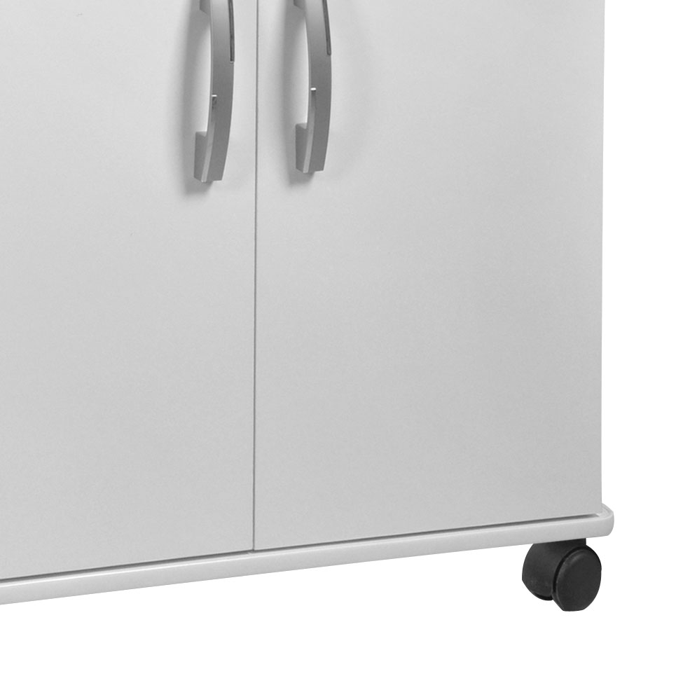 Gabinete Triplo 3 Portas 1 Gaveta Branco