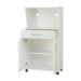 Gabinete de Cozinha Rubi 2 Portas 1 Gaveta Branco