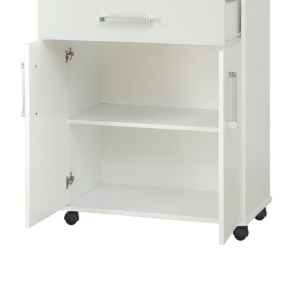 Gabinete de Cozinha Rubi 2 Portas 1 Gaveta Branco