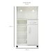 Gabinete de Cozinha com Fruteira Pérola 1 Porta 1 Gaveta Branco