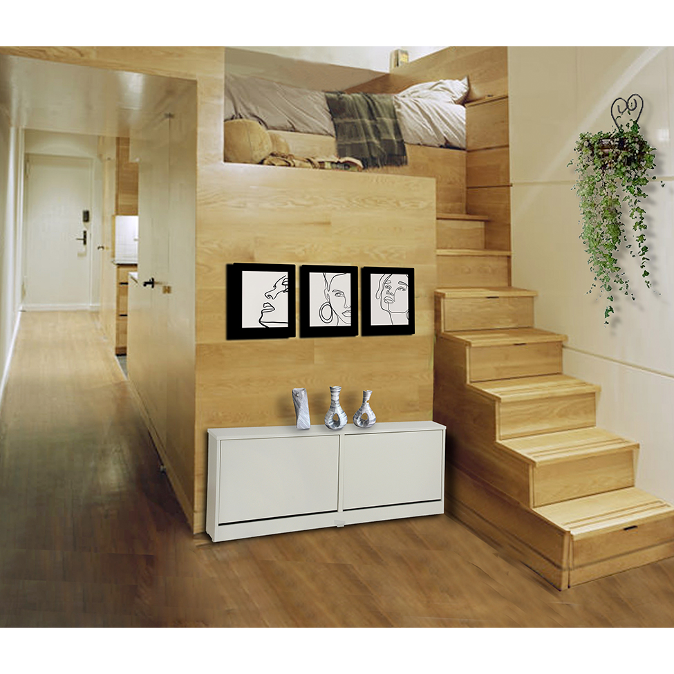Sapateira Florenza 2 PT Branca