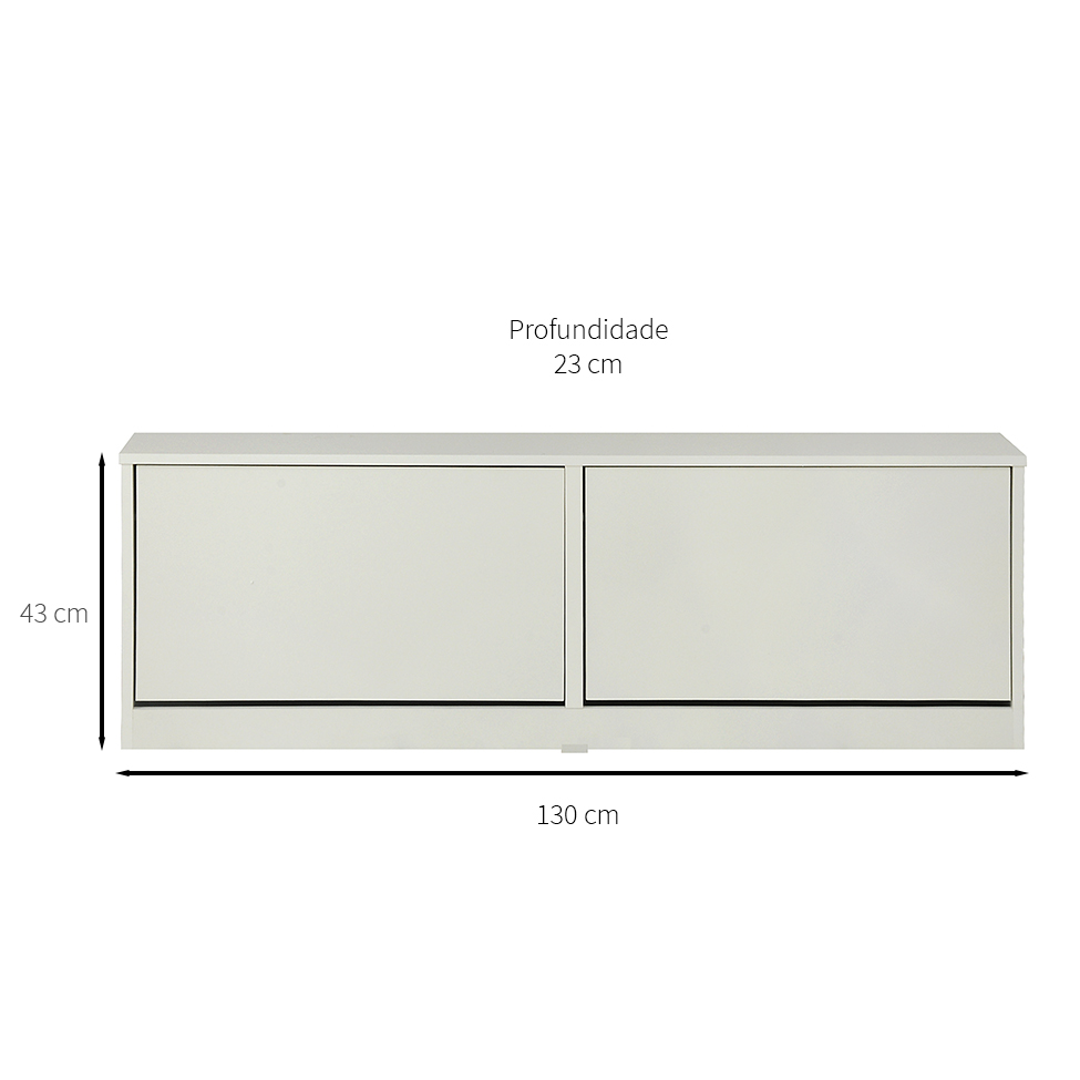 Sapateira Florenza 2 PT Branca