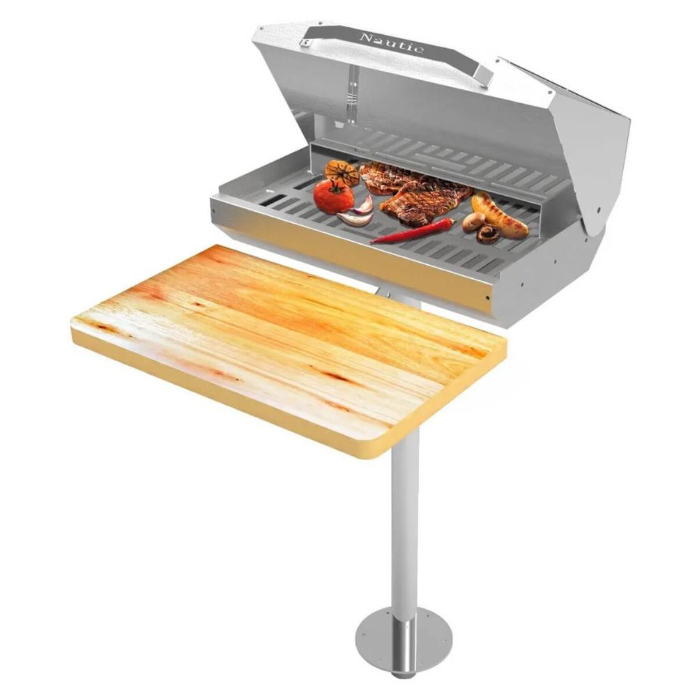 Churrasqueira Náutica para Lancha e Barco em Aço Inox 304 Re