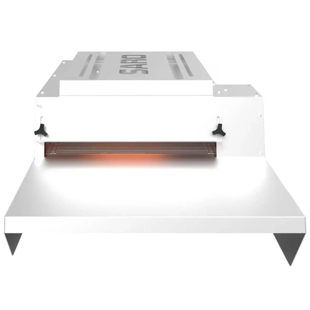 Forno Elétrico Industrial com Esteira para Pizzas 40cm 5 Velocidades 220v Inox Saro