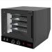 Forno Turbo Industrial Elétrico 49x60cm 250°c Saro com 4 Esteiras 220V Preto