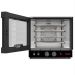 Forno Turbo Industrial Elétrico 49x60cm 250°c Saro com 4 Esteiras 220V Preto