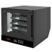Forno Turbo Industrial Elétrico Saro 70L Painel Digital com 4 Esteiras 220V Preto