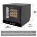 Forno Turbo Industrial Elétrico Saro 70L Painel Digital com 4 Esteiras 220V Preto