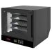 Forno Turbo Industrial Elétrico Saro 70l Painel Digital com 4 Esteiras 127V Preto