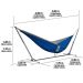 Suporte para Rede Portátil Descanso Dormir Desmontável Grande 3,80x1,40m Saro