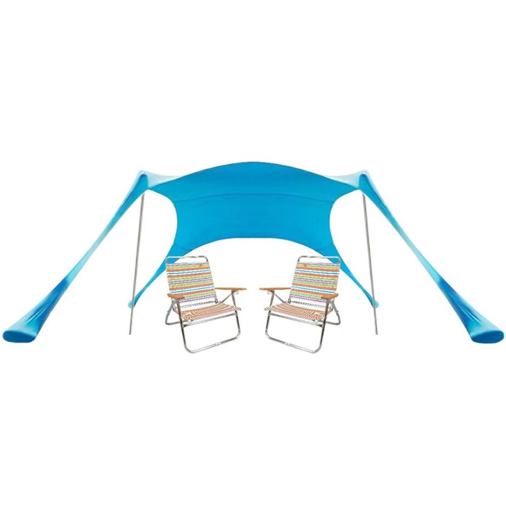 Tenda para Praia Camping Áreas Externas Saro Gazebo com Bolsa Rápida Montagem 180x180cm Azul