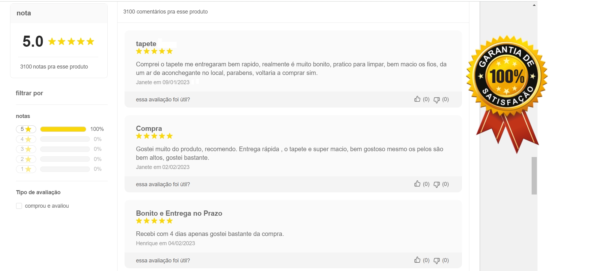 Jogo Kit Tapete Cozinha Anti Derrapante 3 Uni Mesclado Cinza