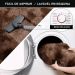 Kit Tapete Banheiro Felpudo Peludo Mesclado Marrom 40 x 60cm