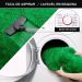 Kit Tapete Banheiro Felpudo Peludo Verde 40 x 60 cm