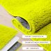 Tapete Pelo Alto Felpudo Macio Anti Derrapante Anti Alérgico Amarelo - 200 x 200 cm Tapete para Sala e Quarto