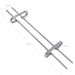 Kit 4 Suportes Para Taças 40cm Cromado Adega Bar Vinho Schmitt