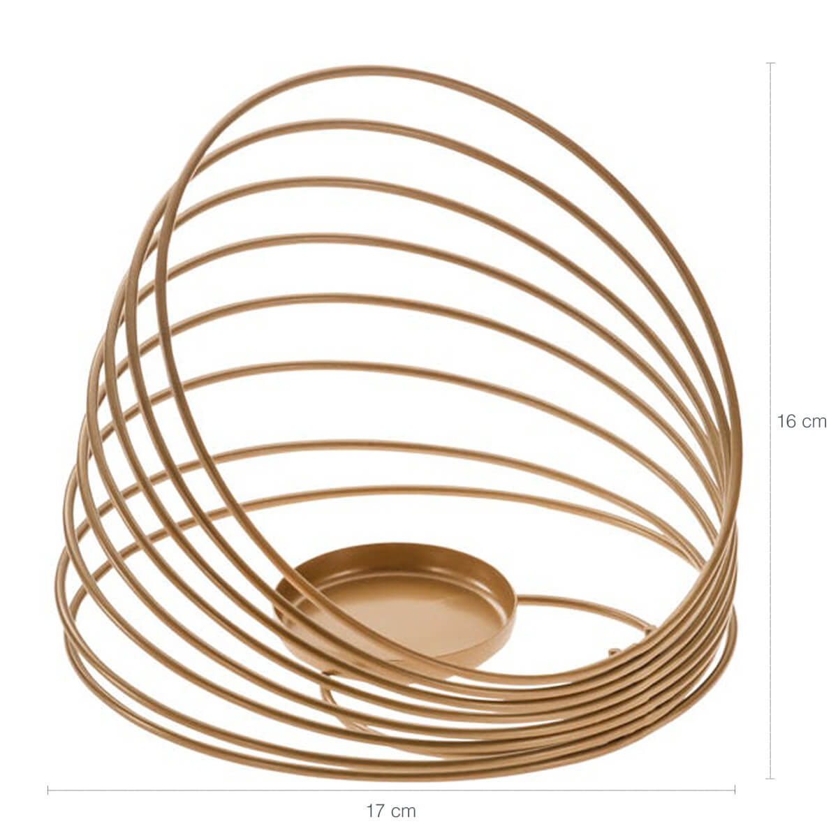 Lanterna Decorativa Mesa Porta Vela Aramado Castiçal Dourado