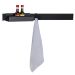 Organizadores Cozinha Barra 60cm Porta Condimentos Gancho Grafite