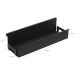 Organizadores Cozinha Barra 60cm Porta Condimentos Gancho Grafite
