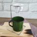 Passador Suporte De Café Aramado Individual Mini Coador De Pano Cromado Schmitt