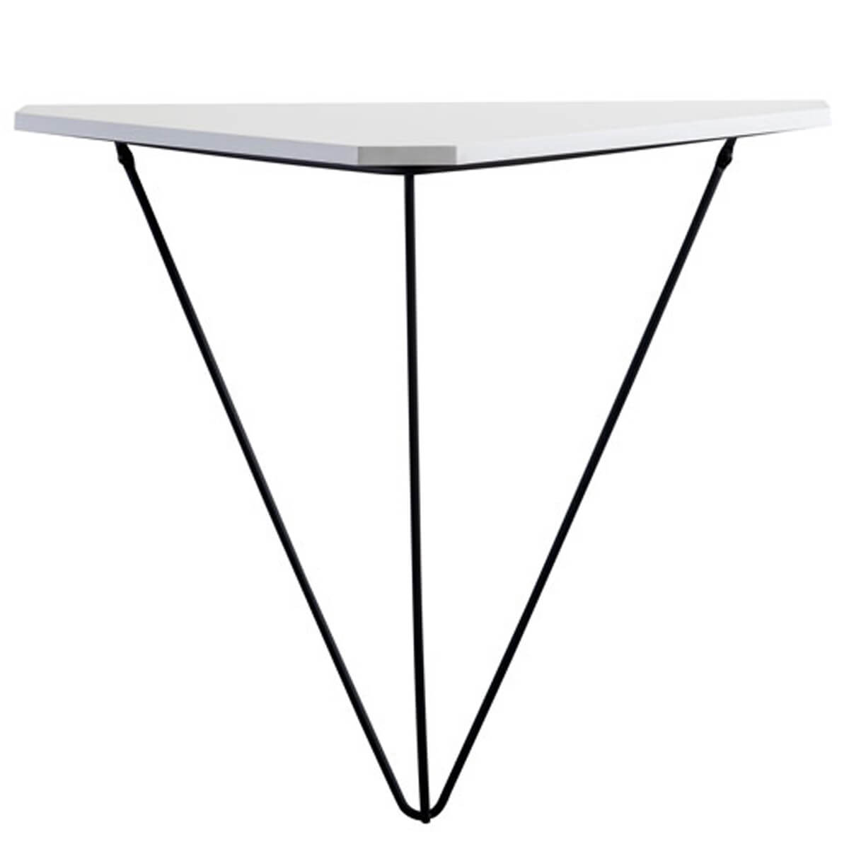 Prateleira com Suporte Aramado Floreira Triangular Tri Grafite