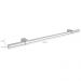 Barra De Utensílios Suporte De Cozinha Redondo Aço Inox 50cm