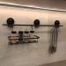 Barra de Cozinha Preta 70cm com Ventosa para Pendurar Utensílios Faciliti Schmitt