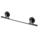 Barra para Cozinha com Ventosa 50cm Preta Pendurar Utensílios Toalha Faciliti Schmitt