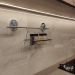 Barra para Pendurar Utensílios de Cozinha Com Ventosa 50cm Aço Cromado