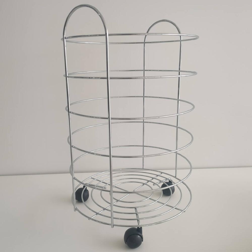 Cesto Para Roupa Aramado  Tulipa 56cmX36cm Cesto Com Saco Cr
