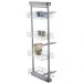 Coluna Aramada Deslizante 46cm x 23cm x 122,5cm Com 4 Cestos
