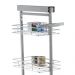 Coluna Aramada Deslizante 46cm x 23cm x 122,5cm Com 4 Cestos
