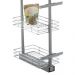 Coluna Aramada Deslizante 46cm x 23cm x 122,5cm Com 4 Cestos