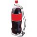 Conjunto 6 Suportes Porta Garrafa de Refrigerante 2 Litros Pet com Alça Aço Cromado